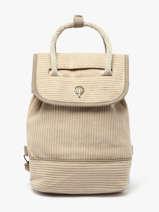 Rugzak Le voyage en panier Bruin velours AHP241